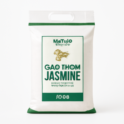 Bao gao thom Jasmine packshot tren nen trang