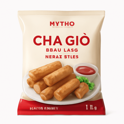 Goi cha gio dong lanh packshot tren nen trang